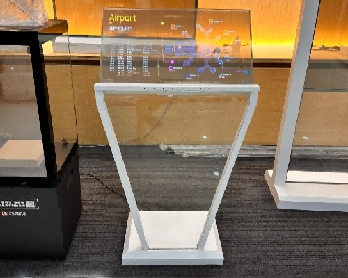What is the Display Principle of Transparent Screens?